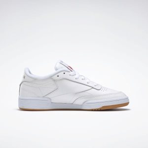 Reebok Club C 85 Turnschuhe Damen - Weiß/HellGrau - DE 458-VFI